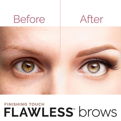 "Finishing Touch Flawless™ Brows Hair Remover - Gold Plated Head, Canadian Edition, Blush"